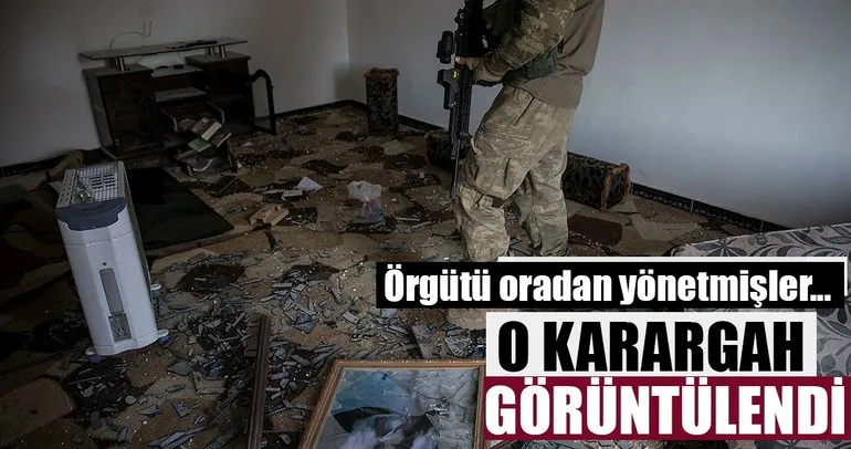 Mehmetçik Afrin’de terör örgütünün karargahını buldu! İşte o merkezin görüntüleri!