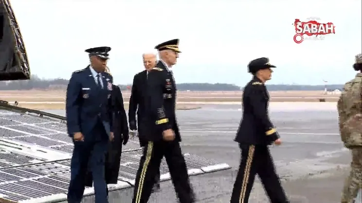 Biden, Ürdün’de ölen 3 ABD askeri için düzenlenen törene katıldı