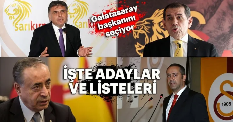 Galatasaray Baskanini Seciyor Iste Adaylar Ve Listeleri Spor Haberleri