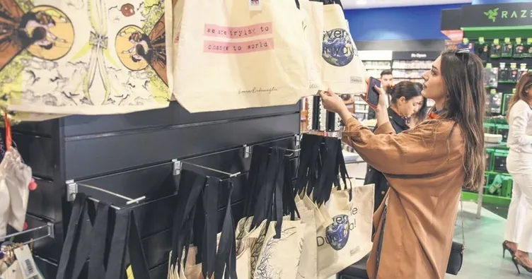 Çevre dostu çantalar satışa çıktı