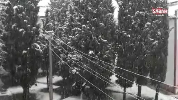 Son dakika: İstanbul'da beklenen kar yağışı Silivri’de başladı | Video