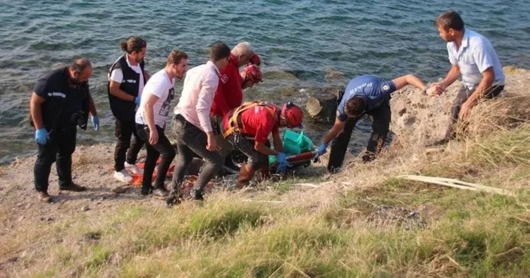 Bodrum’da balık tutanlar kayalıklarda erkek cesedi buldu
