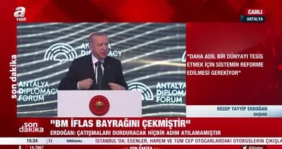 Başkan Erdoğan: Bu nasıl bir adalet! BM’nin sistemi iflas etmiştir | Video