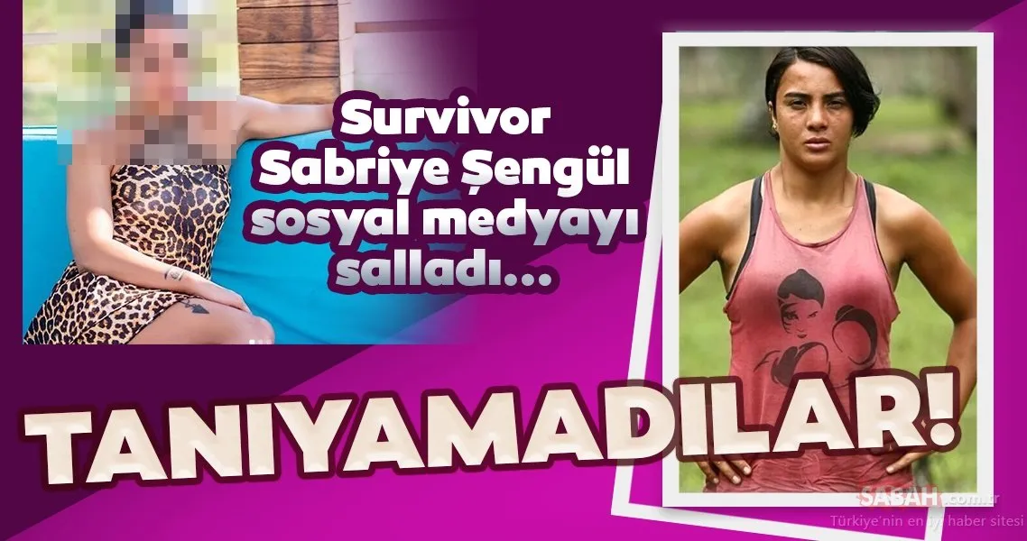 Survivor yarışması ile ünlenen Sabriye Şengül estetikle bambaşka biri