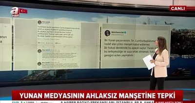 Son dakika haberi: Yunan medyasının ahlaksız manşetine tepkiler büyüyor | Video