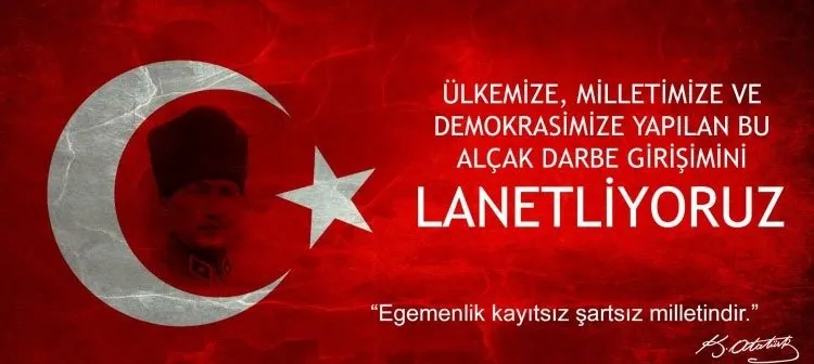 15 Temmuz ile ilgili en güzel mesajları bu adreste! - İÅte resimli 15 Temmuz mesajları ve sözleri