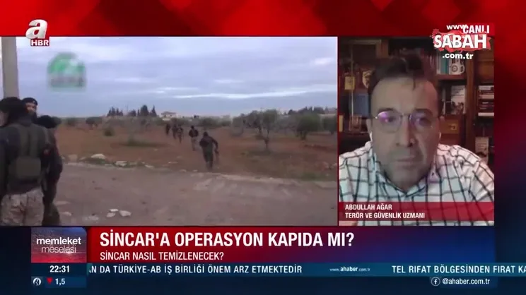 Son dakika: Türkiye Sincar'a operasyon düzenleyecek mi? Abdullah Ağar A Haber'de yorumladı! | Video
