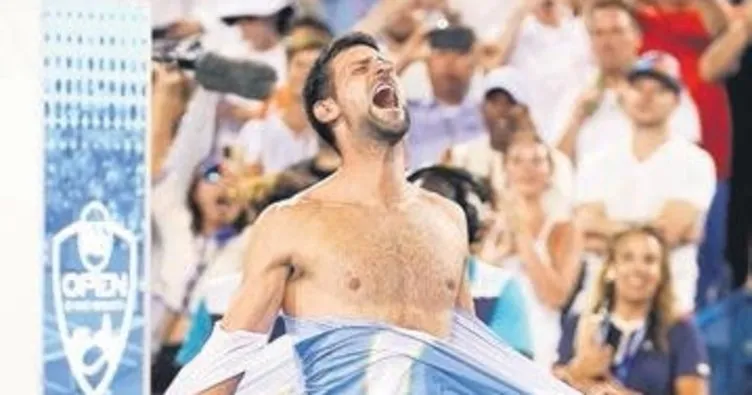 Djokovic rövanşı aldı tişörtünü parçaladı