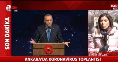 Cumhurbaşkanı Erdoğan’dan Koronavirüsle Mücadele Eşgüdüm Toplantısı öncesi açıklama | Video