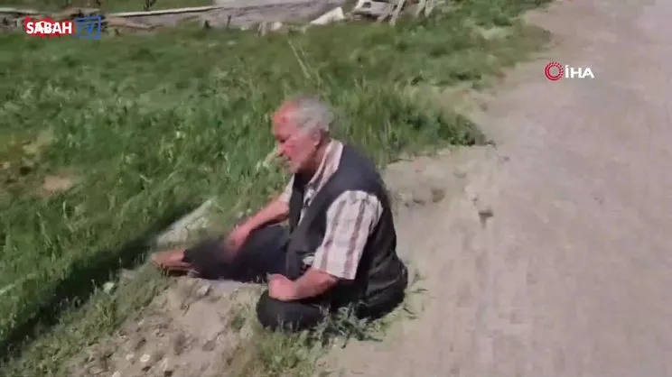 Burdur'da köpeklerin saldırısına uğrayan yaşlı adam yaralandı | Video
