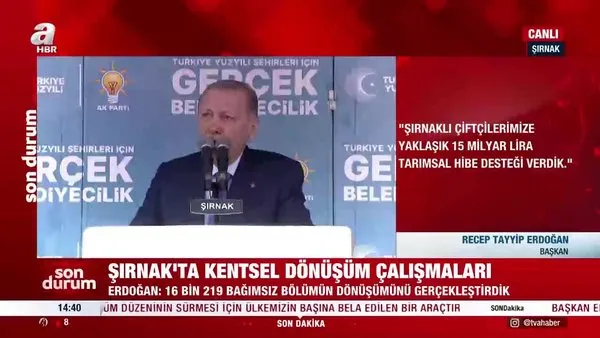 Başkan Erdoğan'dan muhalefete sert tepki: 