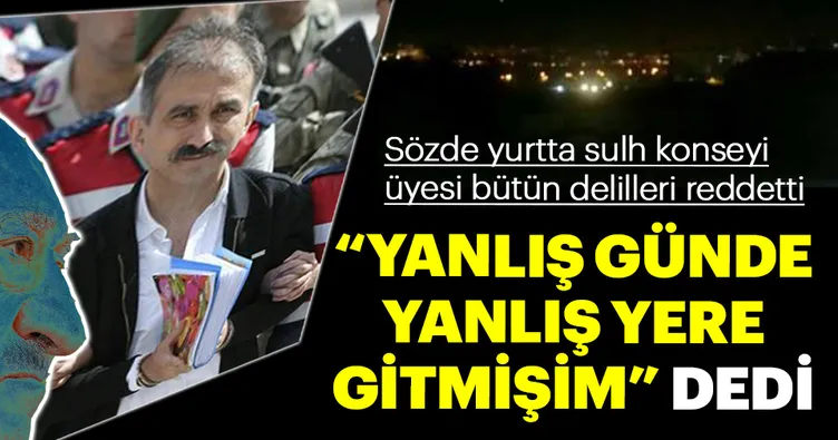 Sözde yurtta sulh konseyi üyesi Koçyiğit'in savunması şaşırtmadı