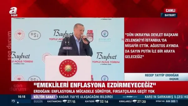 Son Dakika: Başkan Erdoğan'dan Bayburt'ta önemli açıklamalar | Video