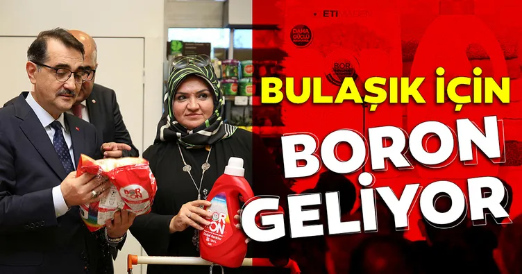 Bulaşık için Boron geliyor