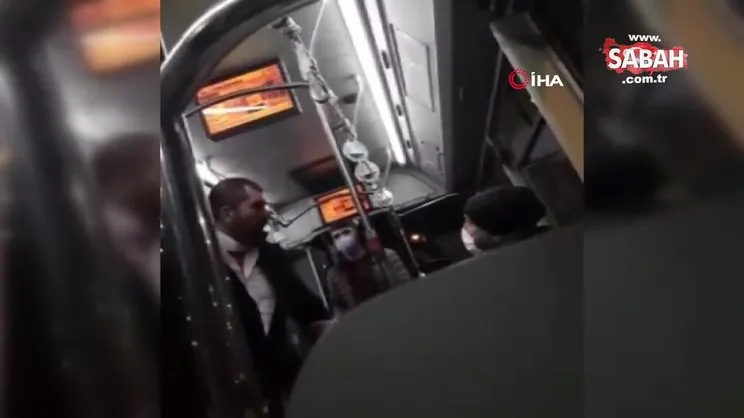 İstanbul’da otobüs şoförü yolcunun üzerine yürüdü, o anlar kamerada | Video