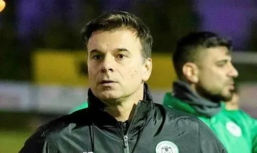 Konyaspor’un yeni teknik direktörü Aleksandar Stanojevic, ilk antrenmanına çıktı