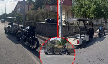 Kayseri’de korkunç kaza! Motosiklet ile mobilet çarpıştı: Yaralılar var! #kayseri