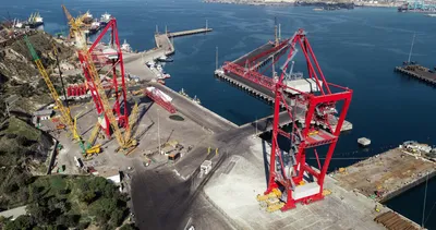 2 bin tonluk vinç denizdeki dubaya yüklenecek