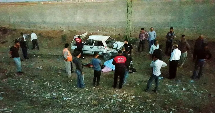 Şanlıurfa’da otomobil devrildi: 1 ölü, 5 yaralı!