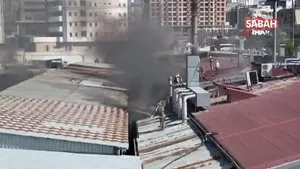 Halkalı’da tekstil fabrikasında yangın | Video