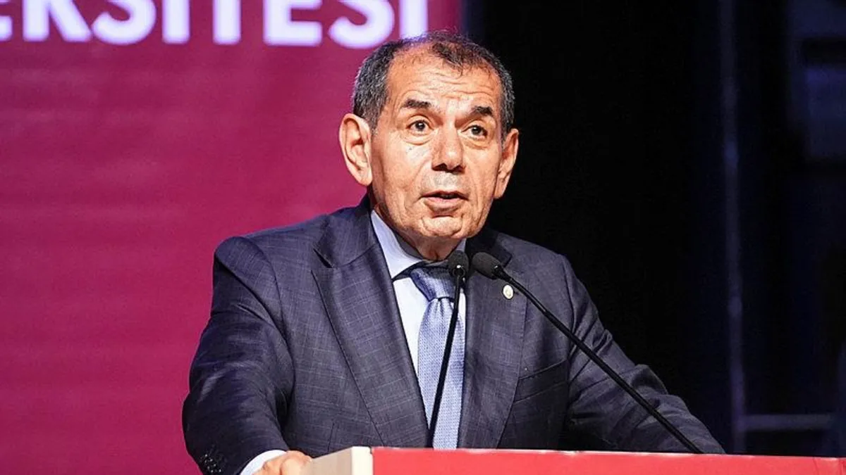 Galatasaray Başkanı Dursun Özbek: Hayallerinizin peşinden koşmayı bırakmayın