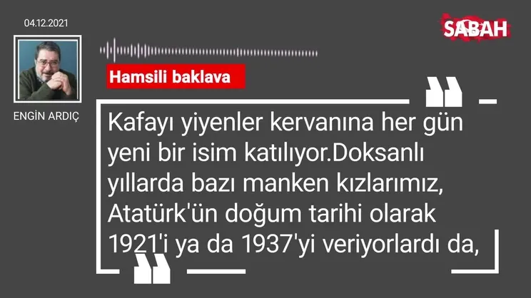 Engin Ardıç | Hamsili baklava