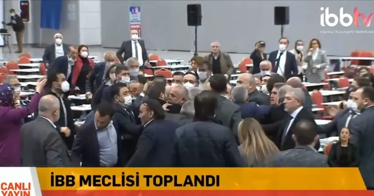 İBB meclisinde tartışma çıktı
