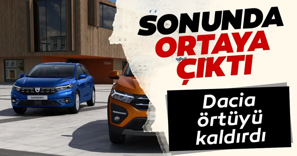 2021 dacia sandero ortaya cikti