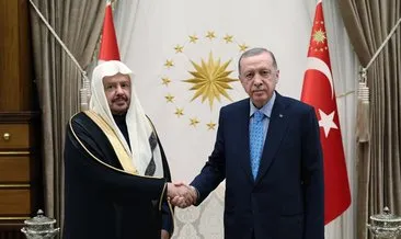 Başkan Erdoğan Suudi Arabistan Şura Meclisi Başkanı Al Şeyh’i kabul etti