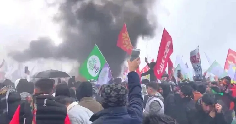 HDP’nin Nevruz kutlamasında yine PKK propagandası: Marmaray’da slogan attılar...