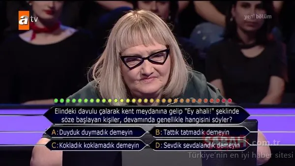 Milyonluk soruya geldi! Kim Milyoner Olmak İster 834. bölüm soru ve cevapları