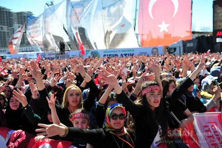 Başkan Erdoğan resmi rakamı açıkladı! Cumhur İttifakı Ankara mitinginde coşkulu kalabalık!