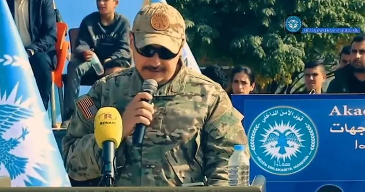 ABD’li komutandan PKK/YPG’ye açık destek! Sözde mezuniyete katıldı: Konuşma yaptı…