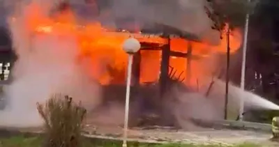 Kahramanmaraş’ta baraka yangını