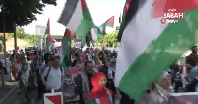 Berlin’de Filistin’e destek yürüyüşü: Çok sayıda kişiye gözaltı | Video