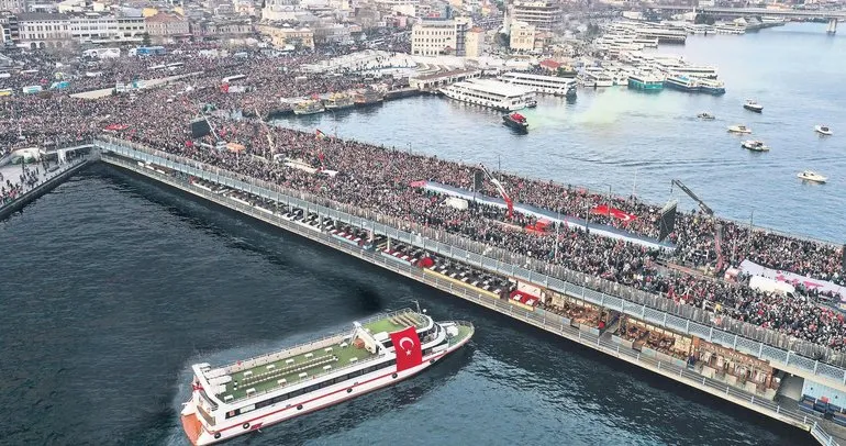 İsrail'in soykırımına 'dur' demek için yüz binler Galata Köprüsü’nde olacak