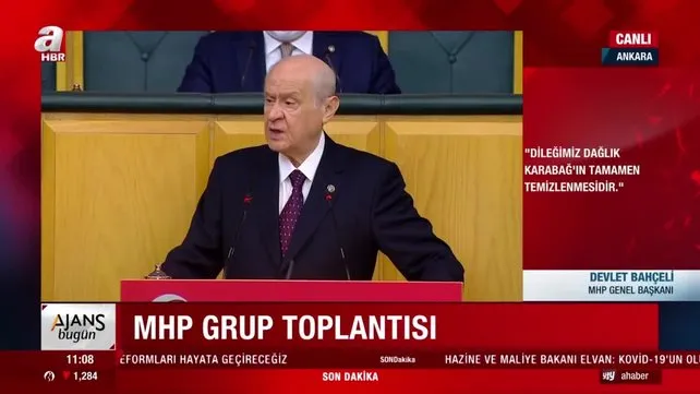 Son dakika! MHP Lideri Devlet Bahçeli'den MHP Grup Toplantısı'nda önemli açıklamalar | Video