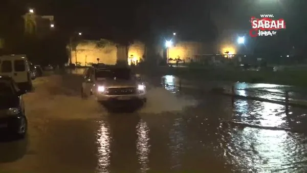 Sinop’ta sağanak yağış taşkınlıklara neden oldu | Video
