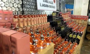 Jandarmadan bayram operasyonu: 50 bin şişe bire bir üretilen sahte parfüm ele geçirildi