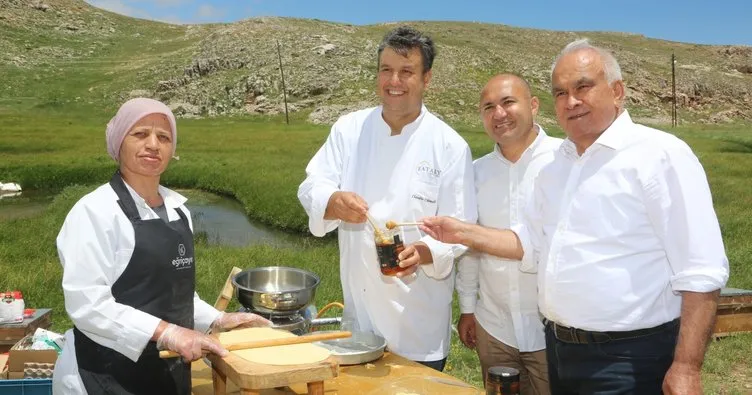 Mersin’de İtalyan şef, ödüllü Eğriçayır balıyla tatlı yaptı