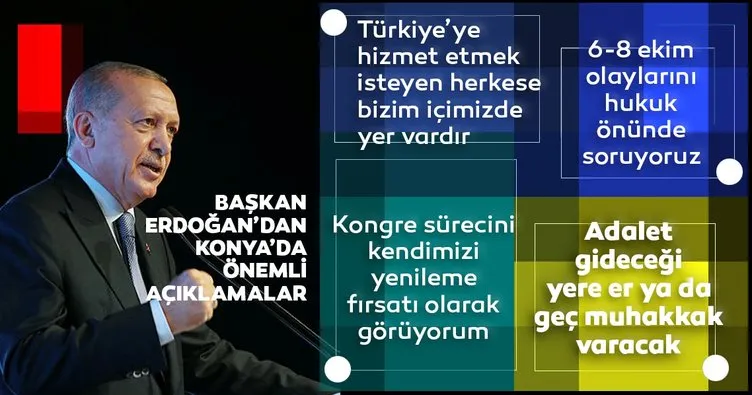 Başkan Erdoğan’dan son dakika açıklamaları: Yargımız 6-8 Ekim olaylarının hesabını soruyor!
