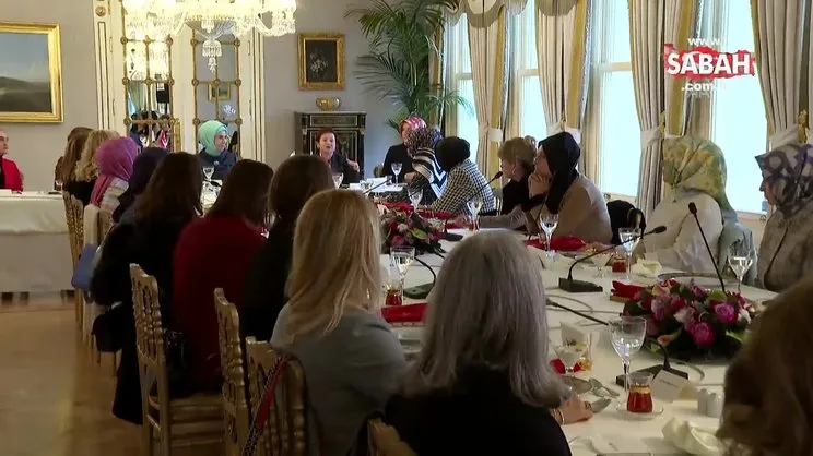 Emine Erdoğan, TOGEMDER'in eski ve yeni yönetim kurulu üyeleriyle bir araya geldi | Video
