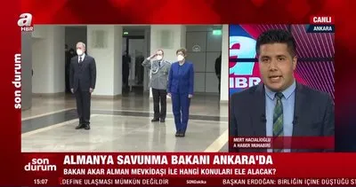 Almanya Savunma Bakanı Kramp-Karrenbauer, Ankara’da | Video