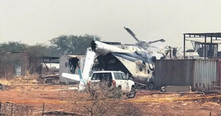 Etiyopya’ya ait helikopter BM üssüne düştü: 3 ölü