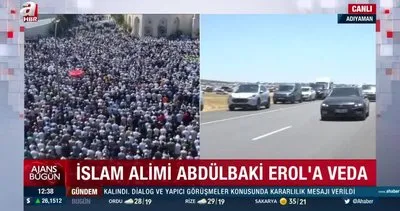 Menzil cemaati lideri Abdülbaki El Hüseyni’yi 250 bin kişi uğurladı | Video