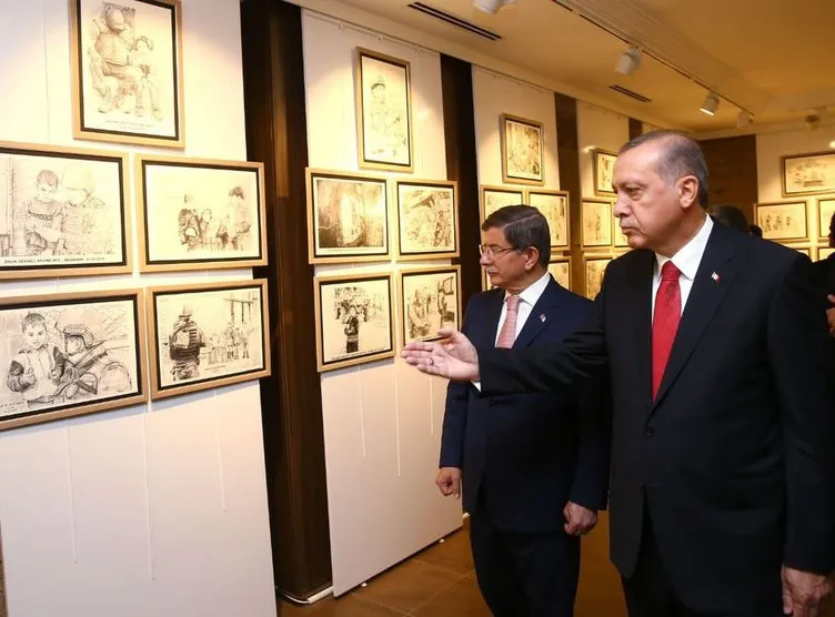 Erdoğan ve Davutoğlu Anıtkabir’de Nobel Ödülü Takdim Töreni’nde