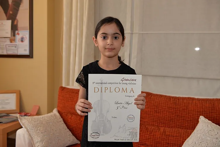 Başkan Recep Tayyip Erdoğan hediye göndermişti: Dünya üçüncüsü keman sanatçısı Laçin Akyol’dan kahreden haber!