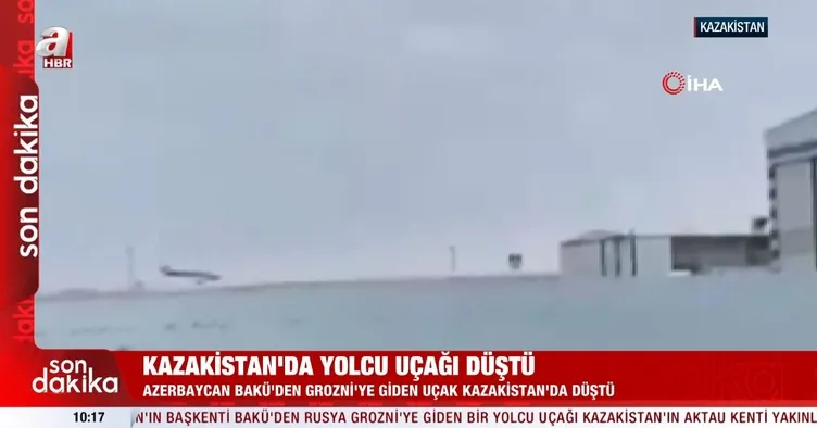 SON DAKİKA: Kazakistan’da yolcu uçağı düştü! Kazakistan’daki korkunç uçak kazası anbean kamerada