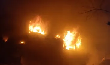Son dakika haberi | İSTOÇ’ta büyük yangın: İş yerleri alev alev yandı