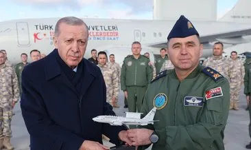 Başkan Erdoğan Askeri Erken İhbar Uçağı'nı inceledi #konya